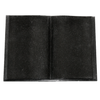 Grabstein Buch aus Granit ca. 40cm x 30cm und 3cm dick 