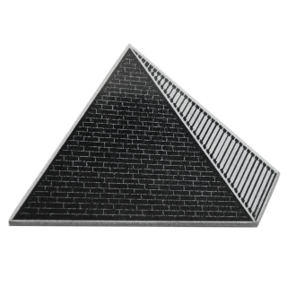 Grabstein Pyramide aus Granit ca. 30cm x 20cm und 1cm dick 