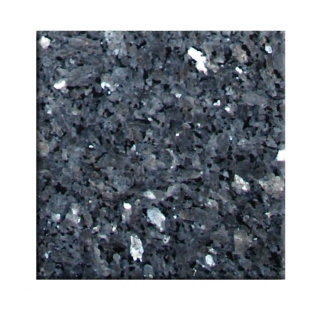 Grabstein Quadrat aus Granit ca. 30cm x 30cm und 1cm dick, Silver Dream 